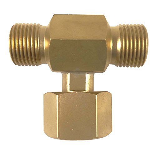 Preisvergleich Produktbild Sauerstoff T-Doppelnippel / T-Stück 200 bar - von Gase Dopp