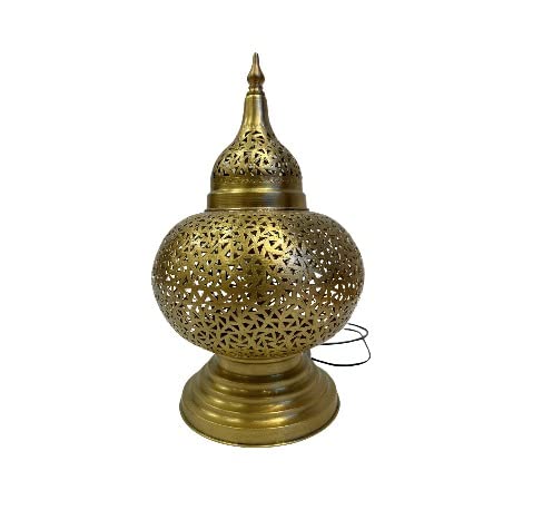The Little Morocco Bazaar Moroccan Lamp, Moroccan Lantern, Handmade Moroccan Lamp, Globe Copper Lamp, Mosaic Moroccan Decorative Floor Lantern, Unique Handmade Luxury Standing Lamp #TOP3