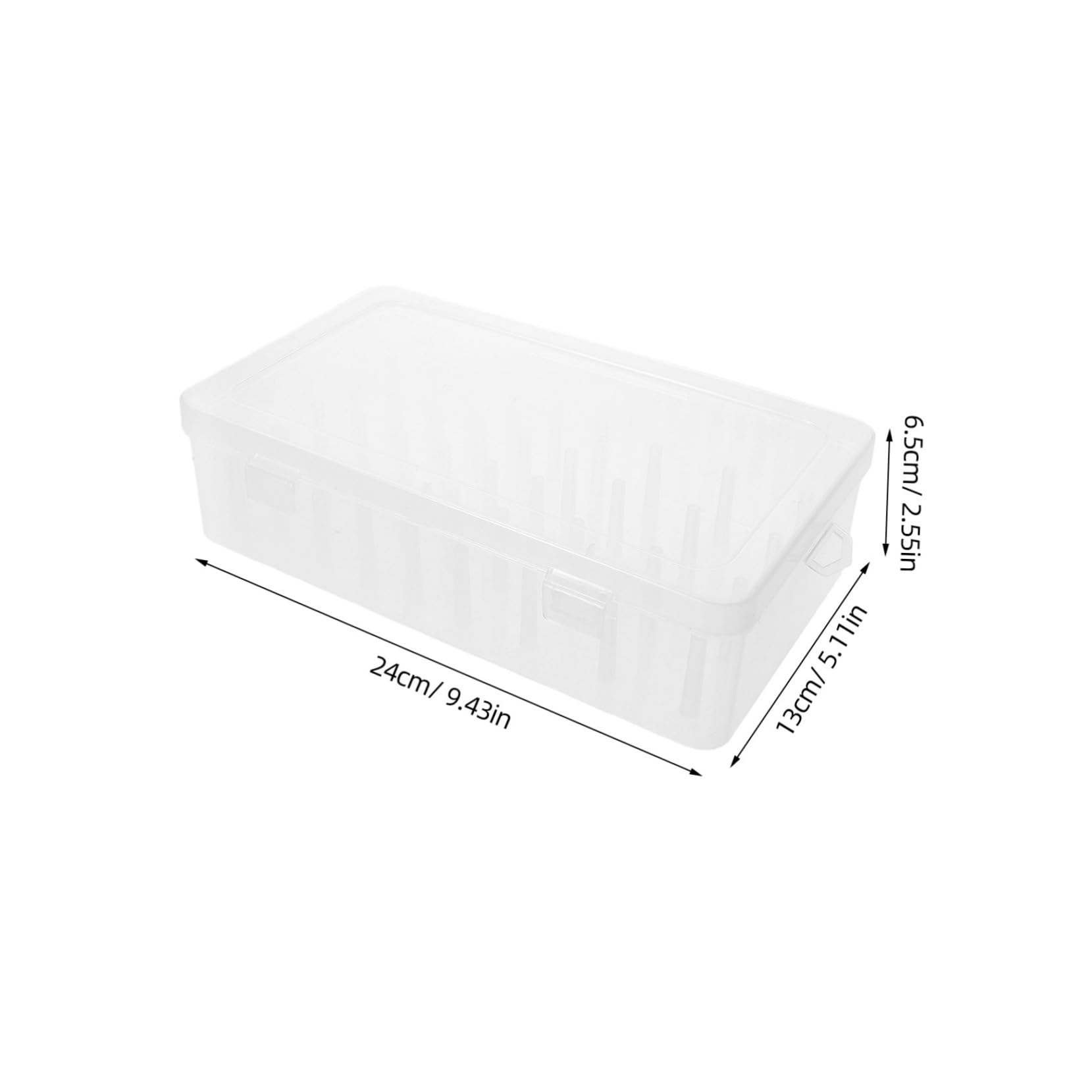 3piezas Caja De Almacenamiento De Hilo De Coser Transparente Con Carretes Para Bordado y Costura Para Viajes y Aficionados Al Bricolaje