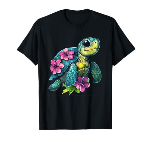Tortue de mer hawaïenne, vacances, plage, été T-Shirt