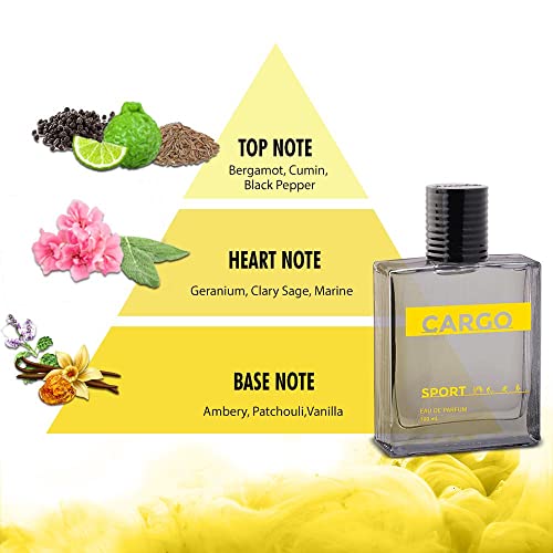 Image of CFS Cargo Sport Eau De Parfum Long Lasting EDP for men and women 100ml