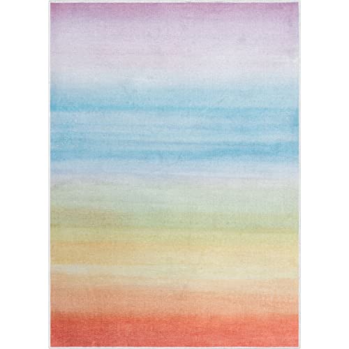 Tapete Well Woven Kids Sunrise 3'3" x 5' Multi Color miniatura 2