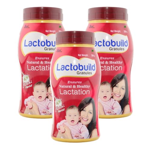 Image of Leeford Lactobuild Granules | Lactation Supplement for women | Supports Breastfeeding & Enhances milk Supply | Safe, Natural & Effective for mothers | 200g (Pack of 3)