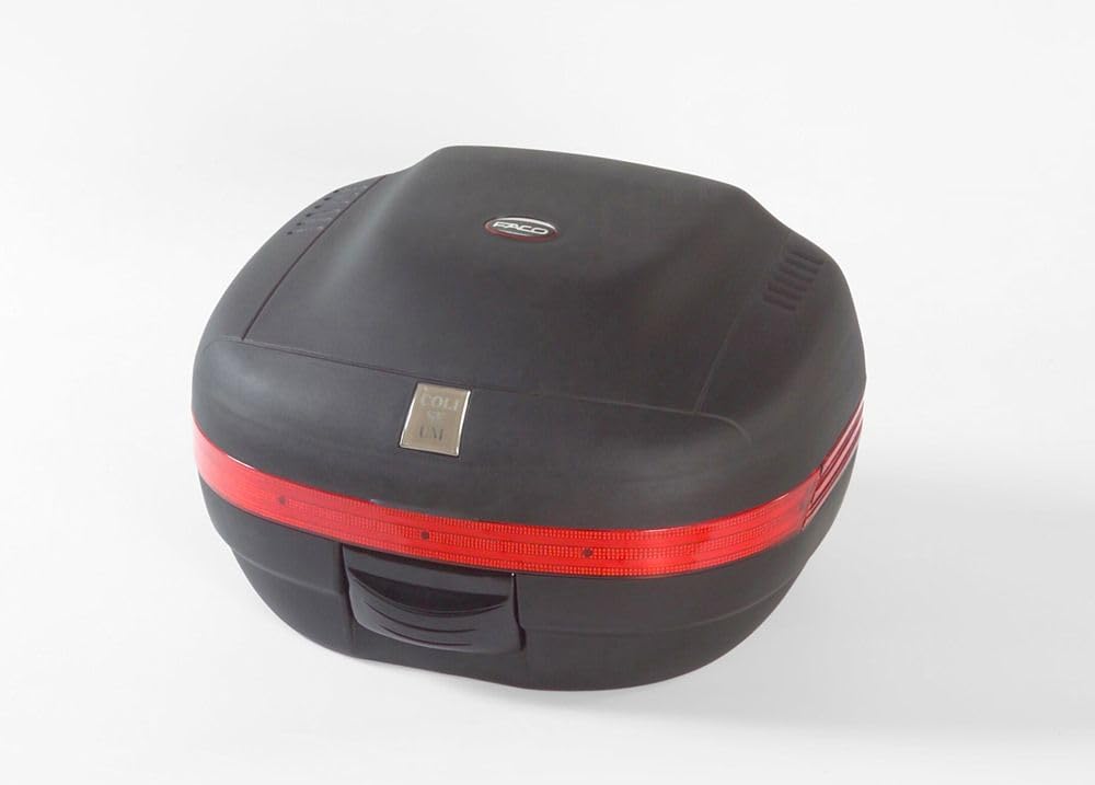 Baule Posteriore Per Moto LekLai – Capiente Per Casco Integrale, In ABS Tecnico, Design Aerodinamico
