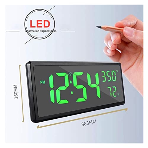 Reloj Digital con Temporizador y Alarma LED para Pared o Mesa miniatura 2