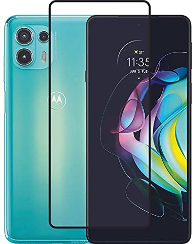 Image of VZZR?'s D+ / 11D Tempered Glass for Motorola E20 Fusion - Edge to Edge, 9H, 2.5D, 0.3mm, Full Glue, Full HD, Cover /Case Friendly Anti Scratch Screen Guard Protector with Easy Installation Kit