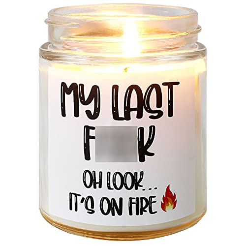 Gift for Her Funny Humorous Scented Candle Gifts for Bestie Women Men Him Best Friend BFF Coworker Fun Birthday Friendship Boss Female Joke