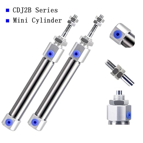 Cilindro neumático pequeño CDJ2B para automatizar espacios reducidos con doble efecto 3