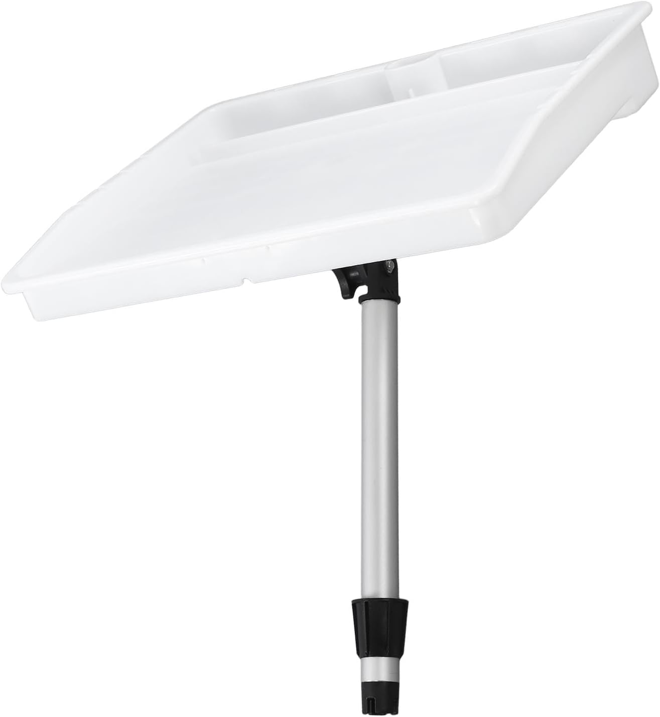 Boat Cutting Board, 18.11 x 14.57in Fillet Table for Boat, Bait Table Filet Board for Fish Cleaning Station, Adjustable Cutting Table with Rod Holder Mount for Pontoon Fishing Boat