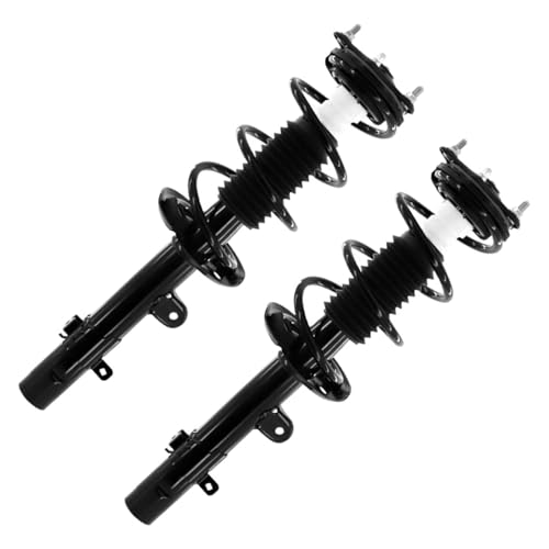 Image of Detroit Axle - 4pc Front Struts Kit for 2017 2018 2019 2020 2021 2022 Honda CR-V, 2 Struts with Coil Spring 2 Lower Control Arms with Ball Joint Replacement Suspension Kit