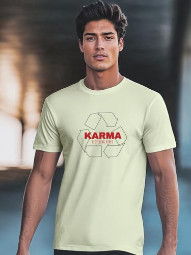 Image of Bewakoof Men's Graphic Printed Regular Fit Half Sleeve Round Neck Pure Cotton T-Shirt