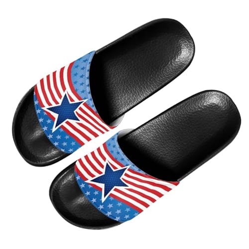 Image of Footwear for Mens Open Toe Athletic Sandals Anti-Slip Sole Slide Sandals Pillow House Flat Shoes Comfortable Slip On Slippers for Indoor & Outdoor