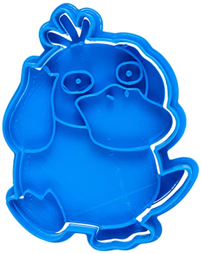 Cuticuter Psyduck Pokemon Di Biscotti, Blu, 8 X 7 X 1.5 Cm