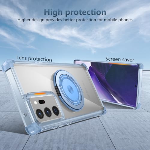 Coque Samsung Note 20 Ultra 5G transparente avec protège-écran et support