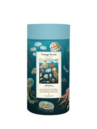 Cavallini Papers & Co. Jelly Fish 1,000 Piece Puzzle, Multi #TOP2