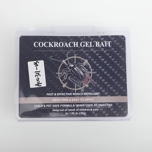 Image of 6 Tubes Cockroach Gel Bait for Home Indoor Outdoor,Powerful Roach Repellent