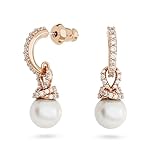 Swarovski Pendientes Originally, Baño tono oro rosa