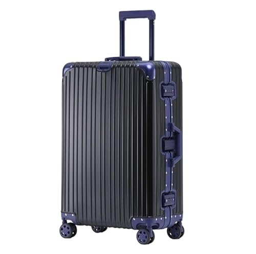 MOBAAK Suitcase Luggage Carry On Luggage Suitcase Zipperless Aluminum Frame Luggage Large Capacity Suitcase With Wheels (Color : E, Size : 20Inch)