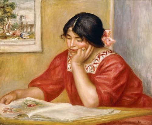 Poster Renoir Léontine lisant pour habiller un grand mur vide et personnaliser sa chambre