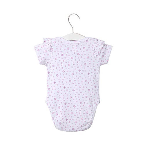 Image of Karrot by Shoppers Stop Printed Cotton Round Neck Infant Girl's Rompers Set