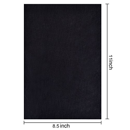 Hotop 100 Sheets Carbon Transfer Paper, Black Tracing Paper For Wood, Paper, Canvas And Other Art Surfaces (8.5 X 11 Inch) #TOP1