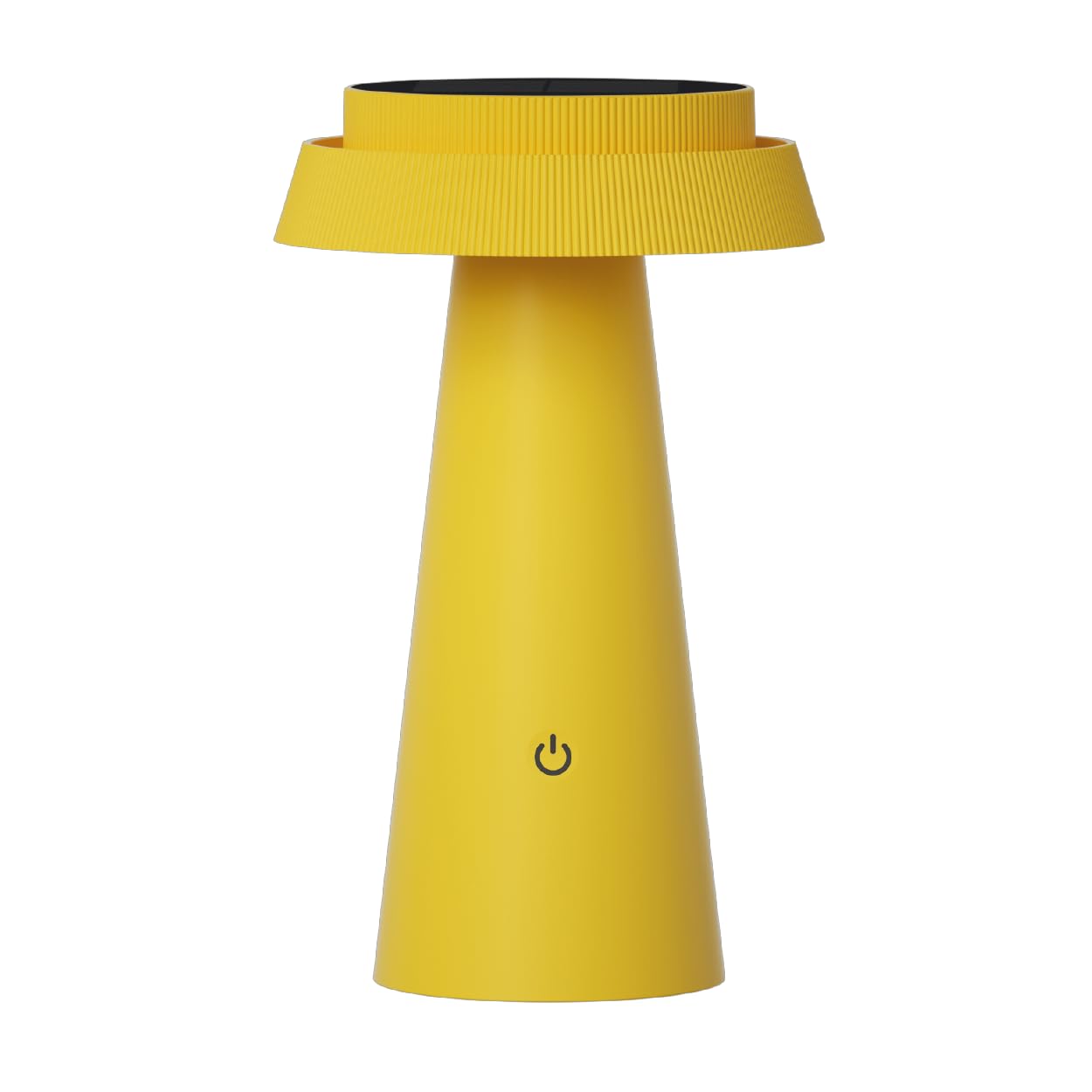 Luxus Drahtlos Tischlampe Solar Mambo - Gelb - Tischlampe für den Außenbereich - Wasserdicht - Solarbetrieb und USB-C - Dimmbar - Wiederaufladbar