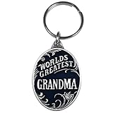 Siskiyou Automotive Metal Key Chain World's Greatest Grandma Enameled Details