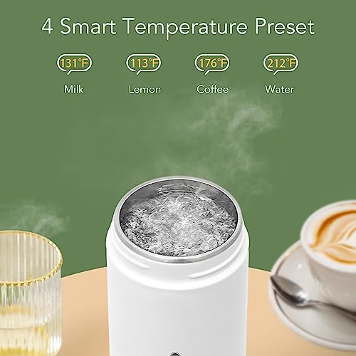 Tetera eléctrica portátil 500ml con control de temperatura miniatura 3