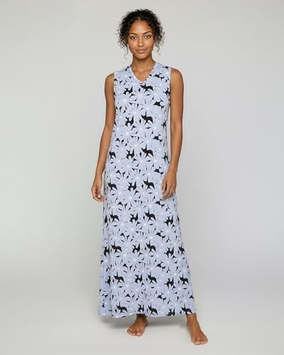 Image of Real Essentials 3 Pack: Women's Soft Tank Nightgown Sleeveless Nightshirt Sleep Dress (Available In Plus Size)