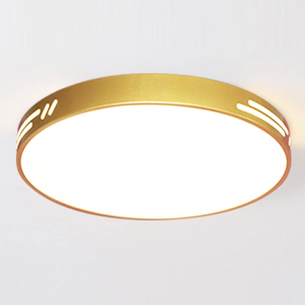 Plafonnier LED doré réglable pour sublimer l'ambiance du salon et de la chambre