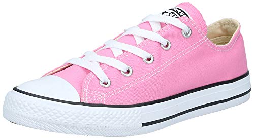 Converse unisex-child Chuck Taylor All Star Low Top Kids Sneaker, Pink, 13.5,Little Kid