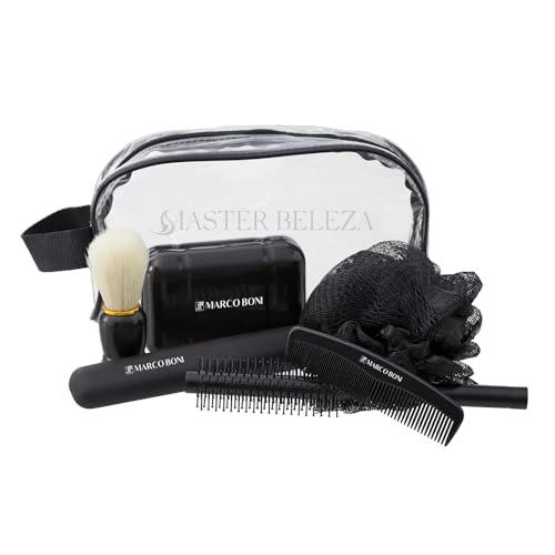 Marco Boni Kit Necessaire Masculina 6093 Preto 7 Itens