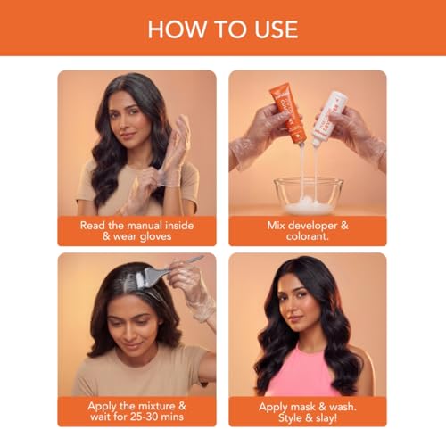Image of Paradyes Pure Creme Care No Ammonia Hair Color Dark Brown 3.0 | Long-Lasting Creme Formula | Grey Coverage | Coconut Milk + Almond Oil + Hyaluronic Complex | Smooth & Shiny Finish | 60g + 10 ml