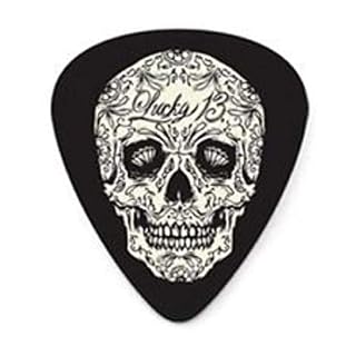 Dunlop L14r1.0 Lucky 13 Picks, Dead Wood, 1,0 mm, 36/sac - Les Beatles, Paul McCartney, John Lennon, RIngo Starr, George Harrison