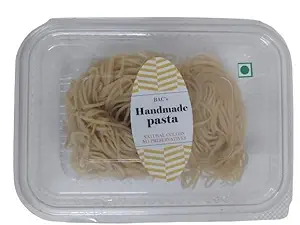 BAC's Delicious Italian Handmade Instant Fettucine Pasta | No Artificial Color and Preservatives (100g) (Pack of 2, Basil)