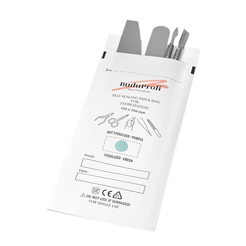 Pochette autoclave de sterilisation pour securiser vos outils de pedicure - 5