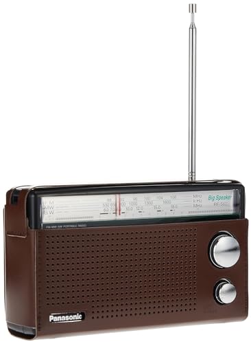 Panasonic 3 Band Portable Radio (Model: Rf-562Dgc1-K) Brown