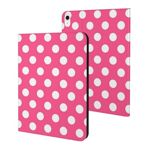 Coque iPad 10e génération mince rose fuchsia étui veille automatique