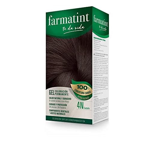 Farmatint Gel de Coloración Permanente 4N Castaño - 60 ml