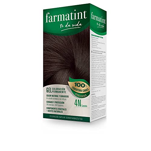 Farmatint Gel de Coloración Permanente 4N Castaño - 135 ml