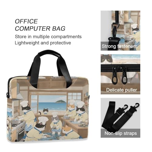Funda para portátiles 15.6 pulgadas con asa y correa miniatura 6