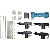 4 Doors Central Lock Locking System Remote Auto Car Keyless Entry Kit with Actuator