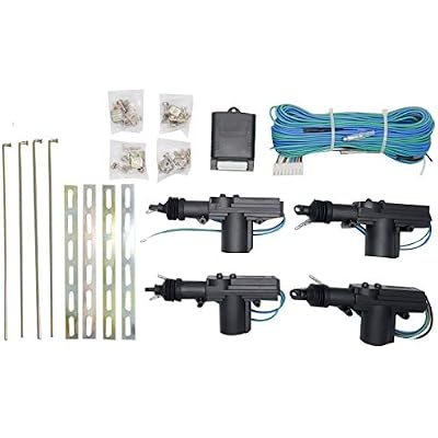 4 Doors Central Lock Locking System Remote Auto Car Keyless Entry Kit with Actuator