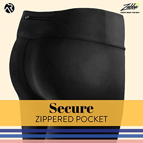 Active Research High Waisted, Slimming Tummy Control Compression Leggings for Yoga, Gym, Running Black - Thumbnail 3