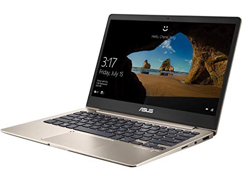 ASUS ZenBook 13 UX331UA Ultra-Slim Laptop 13.3” Full HD WideView display, 8th gen Intel Core i7-8550U Processor, 8GB LPDDR3, 256GB SSD, Windows 10, Backlit keyboard, Fingerprint, Icicle Gold