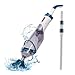 Enhulk Aspirateur de Piscine sans Fil, 60 mins de Autonomie, Perche Télescopique 222cm, 4 Filtres, Débit d’Aspiration Jusqu’à 4200 L/H, Nettoyeur Électrique pour Piscines Hors-Sol/Spas, Bleu