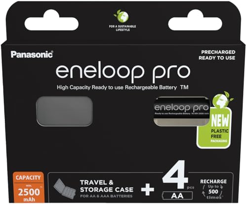 Pile Rechargeable LR6 (AA) NiMH eneloop eneloop Pro HR06 +Box 2500 mAh 1.2 V 4 pc(s)