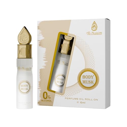 Image of Al-Nuaim Body Musk Attar Roll On - 6ML | Unisex Attar | Alcohol Free