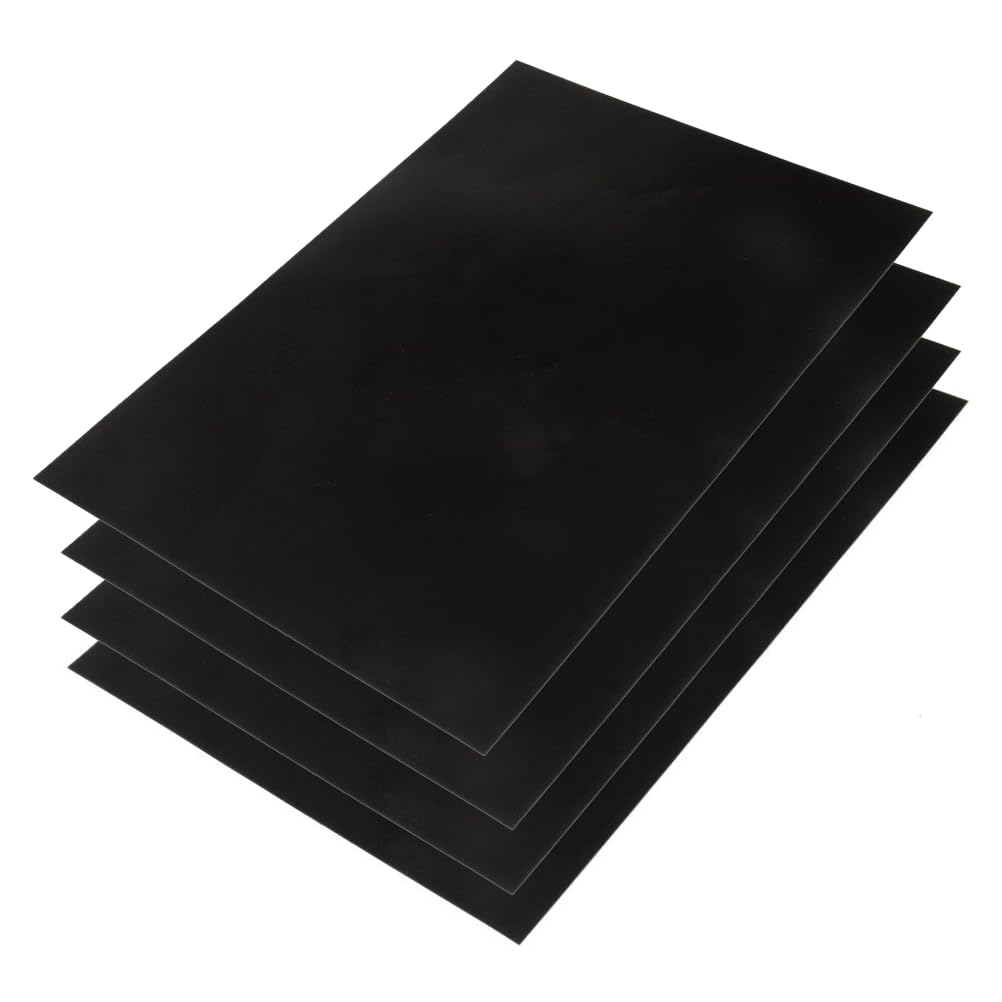NUOBESTY 4 Pack A4 Removable Chalkboard Wall Stickers 8X12 Inch Self Adhesive Blackboard Decals for Home Office Kids Room Reusable Chalkboard Paper