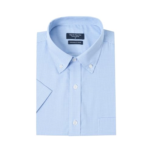 Wrinkle Free Dress Shirts for Men Short Sleeve